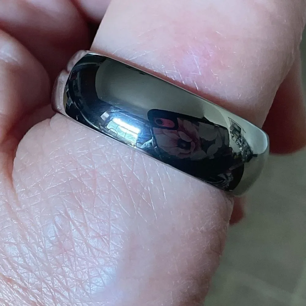 Stainless Steel men bang ring New without tag Size US 12